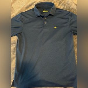 JACK NICKLAUS Men's Solid Textured Golf Polo Size: Medium